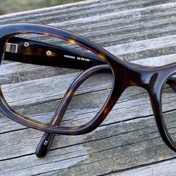 Kirkland Signature hedges glasses frames brown Havana floral 55[]18 135 - Picture 3 of 13